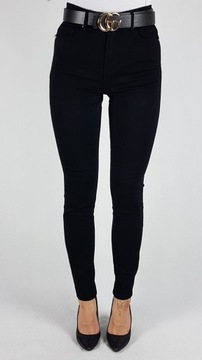 ЧЕРНЫЕ БРЮКИ GOODIES С ВЫСОКОЙ ПОСАДКОЙ, РАЗМЕР 42/XL