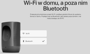 SONOS MOVE Multiroom BT Spotify Airplay СЕЙЧАС