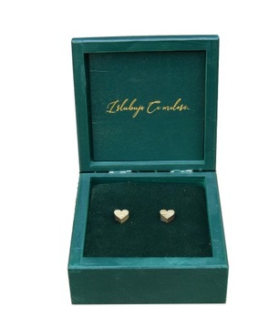 BUTELKOWA ZIELEŃ Pudełko na OBRĄCZKI grawer