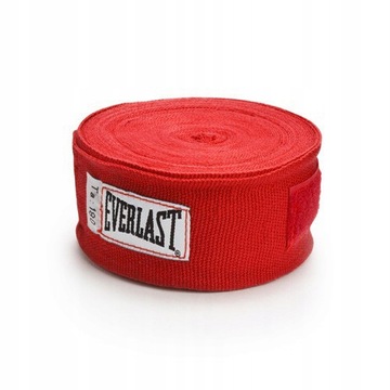 EVERLAST TAŚMA BOKSERSKA ELASTYCZNA 3,00m RED