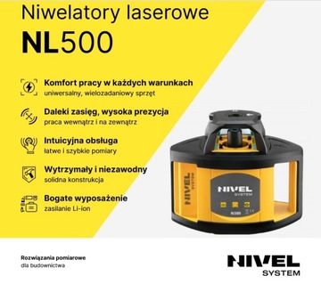 НАБОР ЛАЗЕРНЫХ УРОВНЕЙ NL500 NIVEL № 1.
