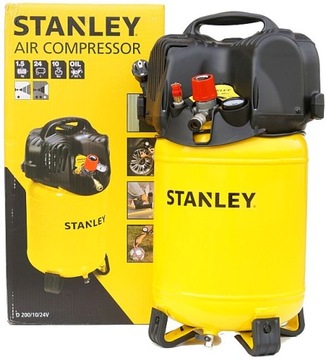 БЕЗМАСЛЯНЫЙ КОМПРЕССОР STANLEY 24л 10 БАР