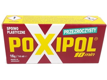 Клей POXIPOL прозрачный двухкомпонентный 16г/14мл