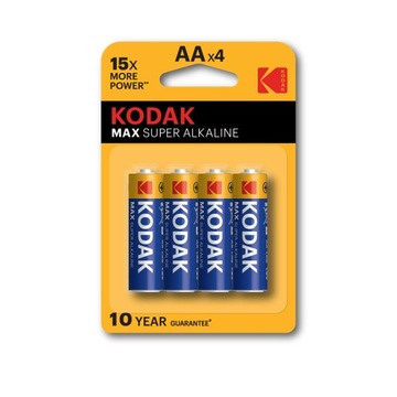 4 пальчиковых батарейки KODAK R06 R6 AA 1,5 В