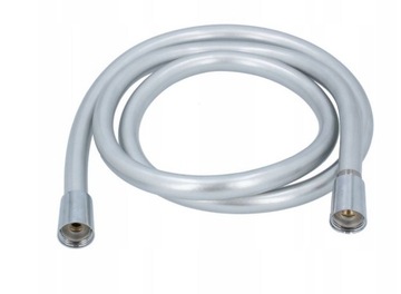 WĄŻ PRYSZNICOWY NATRYSKOWY 150 Wężyk Gładki PRYSZNICA WANNY Srebrny Gumo LK