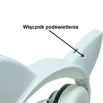 СКЛАДНЫЕ НАУШНИКИ CAT EAR СО СВЕТОДИОДНОЙ ПОДСВЕТКОЙ