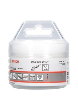 АЛМАЗНАЯ СВЕРЛА BOSCH 55 мм X-LOCK для керамики