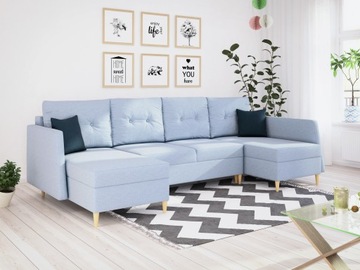 ANIKA Скандинавский угловой диван с П-образной подковой