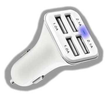 Ładowarka samochodowa USB 12V 24V 4200 mA