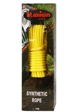 СИНТЕТИЧЕСКИЙ ВЕРЕВОК СИНТЕТИЧЕСКИЙ КРЮК 10мм 28М ЛЕБЕДКИ