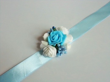 K 15 C * Kotylion bukiecik na rękę ślub studniówka