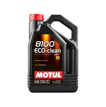 OLEJ SIL.0W/20 ECO-CLEAN 5L Olej syntetyczny Motul 8100 Eco-Clean 5 l