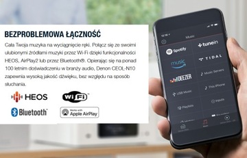 DENON CEOL 10 = СТРИМЕР CD AirPlay2 Bluetooth WiFi LAN USB-ПЛЕЕР 2x 60 Вт