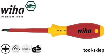 Отвертка для электрика Wiha SoftFinish PH0x60мм