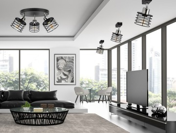 ПОТОЛОЧНЫЙ СВЕТИЛЬНИК, ПОТОЛОЧНЫЙ СВЕТИЛЬНИК, СВЕТОДИОДНАЯ ЛЮСТРА EDISON LOFT