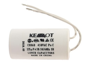 Kondensator 3,75uF 450V do silników 1-fazowych