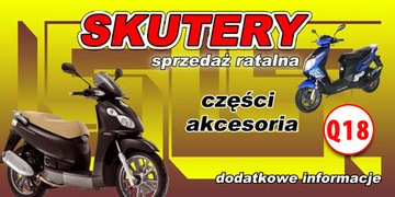 Baner reklamowy - Quady, Skutery- Projekt Gratis