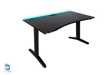 Игровой стол со светодиодной подсветкой и USB, для геймеров, PRO ELITE