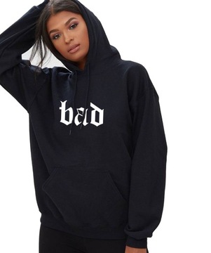 CZARNA BLUZA BAD GIRL XL