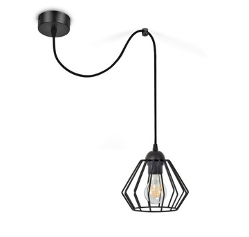 LAMPA DRUCIANA WISZĄCA PAJĄK DIAMENT 724-S1 LED