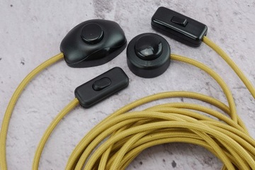 плетеный золотой кабель лофт-паук в стиле ретро