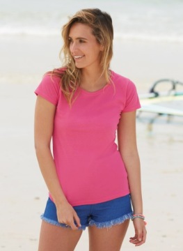 FRUIT OF THE LOOM WOMEN'S T-SHIRT White vw XXL