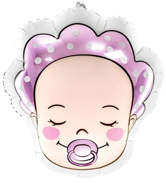 BALON FOLIOWY BOBAS BABY SHOWER DZIEWCZYNKA-0005