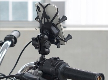 ДЕРЖАТЕЛЬ FreedConn MC7HR ДЛЯ ТЕЛЕФОНА GPS МОТОЦИКЛА USB USB