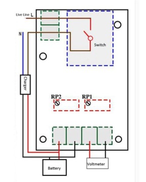 Модуль управления зарядным устройством XH-M601