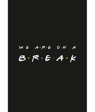 Plakat Friends - We Are On A Break - A3