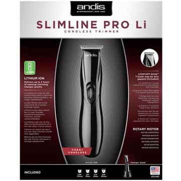 ANDIS Trymer Bezprzewodowy Slimline PRO D-8 czarny