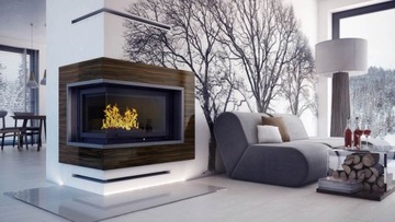 2x КАМИННАЯ УГЛОВАЯ РЕШЕТКА ЛЮФТ 600х400х90 глубина 80