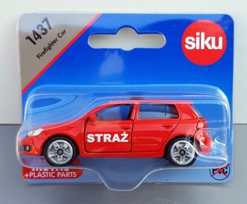 SIKU 1437 FIRE BRITAIN VW GOLF 2.0 TDI PL ВЕРСИЯ