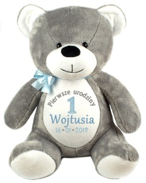 MIŚ z IMIENIEM DZIECKA PREZENT na ROCZEK URODZINY