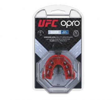 ЗАЩИТА ДЛЯ РТА OPRO UFC СЕРЕБРЯНАЯ ЮНИОР