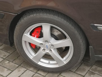 3D чехлы на тормозные суппорты BREMBO M+S, красные