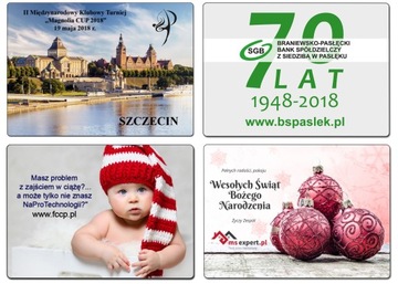 Магнитные визитки, рекламные магниты KOŁO 100 шт.