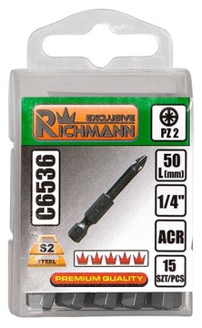 РИХМАН 1ШТ. КРЕСТОВАЯ ГОЛОВКА PZ 2x50 MM S2-ACR C6536