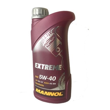 Mannol Extreme 5W40, API SN/CF ACEA A3/B4, 1L