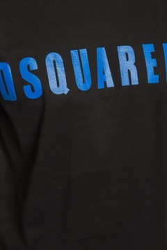 DSQUARED2 czarny t-shirt z logo r. XL ORYGINAŁ