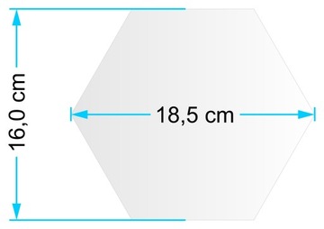 Зеркало декоративное ШЕСТИГРАННИК МОДЕРН 10 шт. 3 мм.