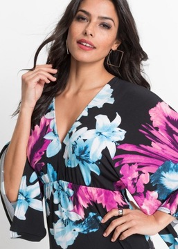 66T Bonprix sukienka kimono długa maxi XXS/XS 32/34