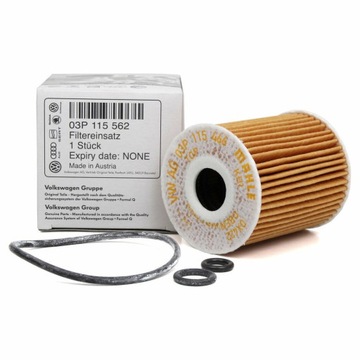 FILTR OLEJU Z USZCZELKAMI VW SEAT SKODA ORYGINAŁ