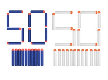 100 STRZAŁEK DO WYRZUTNI NERF STRZAŁKI DO NERFA