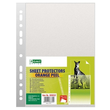 РУБАШКА А4, ГОРОШКА, 30МИК, 100ШТ, D.RECT, D.RECT