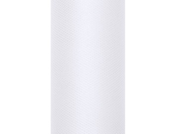 Tiul dekoracyjny 50 cm - biały rolka 9 m na wesele
