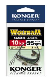 Konger Przypon Wolframowy 10kg/35cm (2szt.)