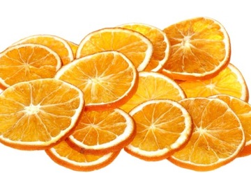 Pachnące pomarańcze cięte jako bombki 16 susz