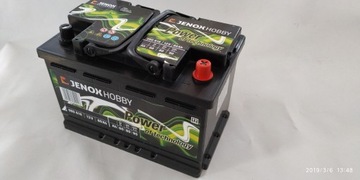 Akumulator JENOX HOBBY 80Ah 12V Łódź Kamper Jacht
