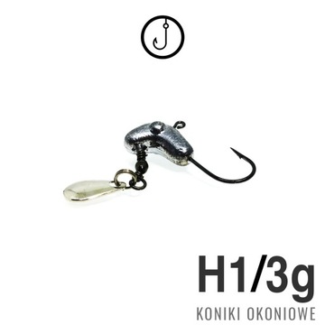 KONIKI OKONIOWE | WIRUJĄCY OGONEK |HAK 1| 3g |3szt